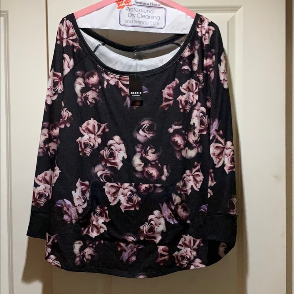 Brand New Torrid Off Shoulder Sweatshirt